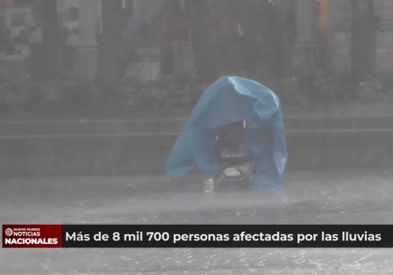 Reportan Ocho Mil 700 Afectados Por Lluvias En El Territorio Nacional