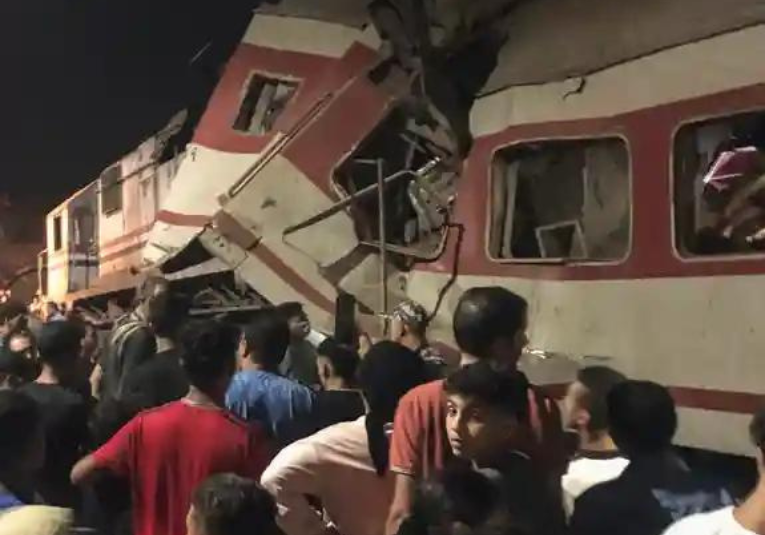 Choque de trenes en Egipto deja tres muertos y 49 heridos