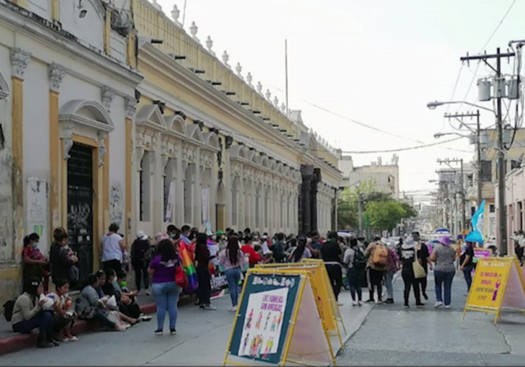 Diputados y grupos de la Sociedad Civil protestan por la Ley de la vida y la familia