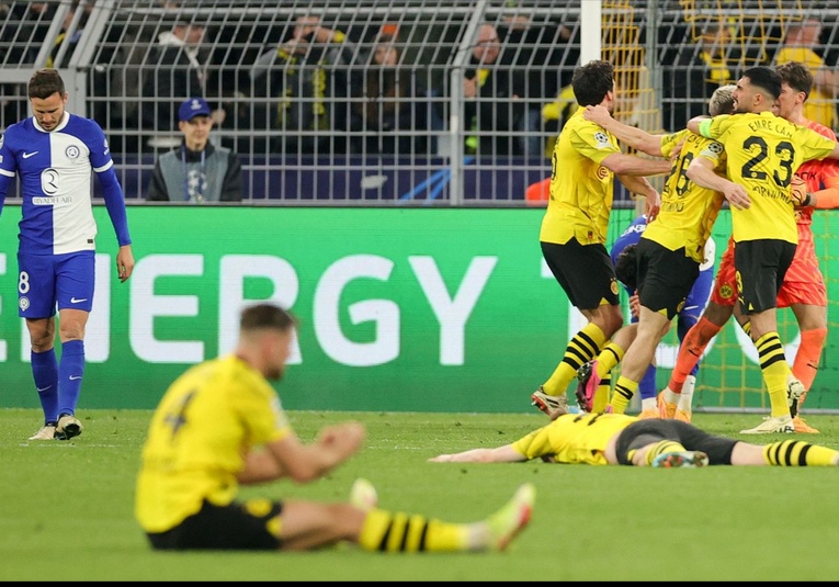   El Atlético se estrella en la Champions ante el muro amarillo del Borussia Dortmund en un partido loco