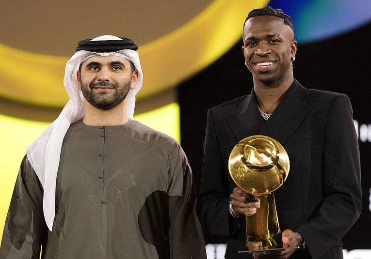 El Real Madrid arrasa en los Globe Soccer Awards con Vinicius como el mejor jugador