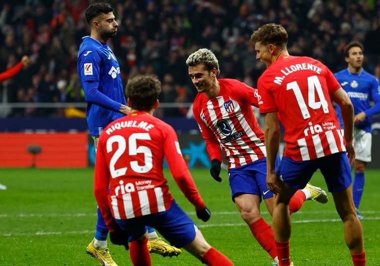   Griezmann le da al Atlético en Getafe la clasificación matemática para su 12ª Champions consecutiva