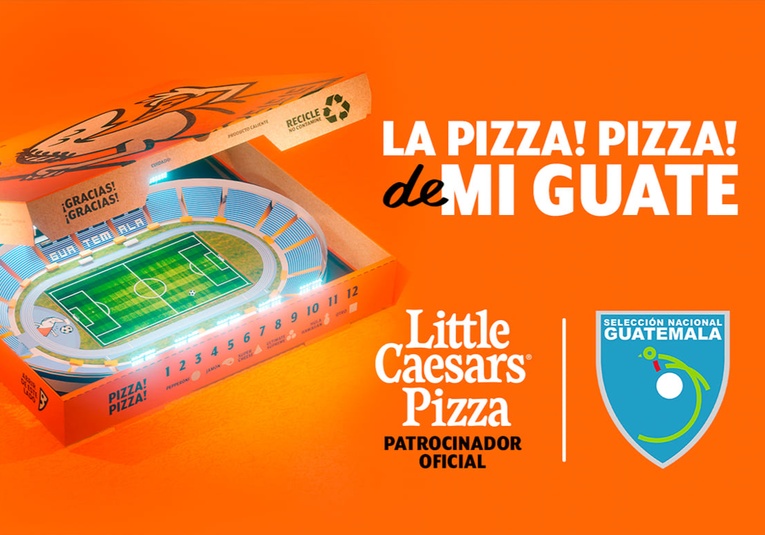 Little Caesars nuevo patrocinador de la selección nacional de futbol de Guatemala