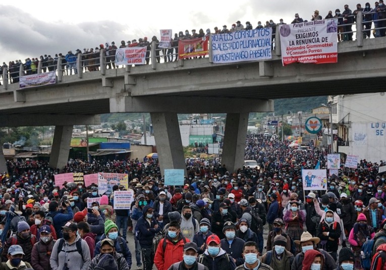 Manifestantes anuncian para este lunes bloques en 38 puntos del paí­s