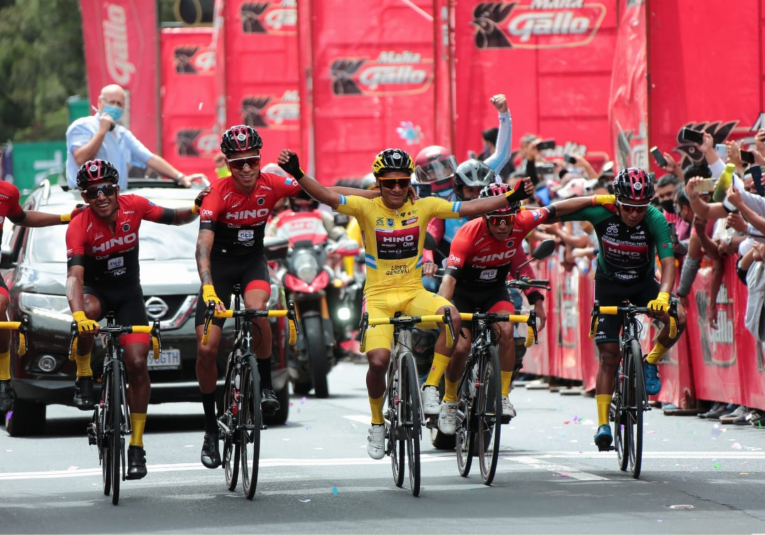 Mardoqueo Vásquez campeón de la Vuelta Ciclí­stica a Guatemala 