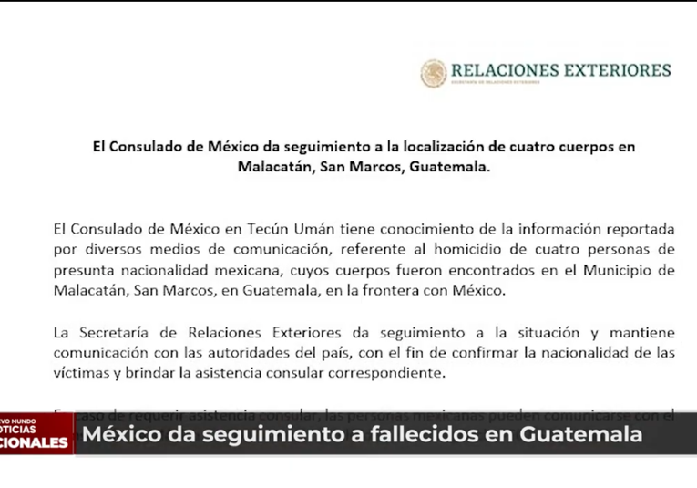 México atento a investigaciones por muerte de 4 ciudadanos de sus ciudadanos en Malacatán, San Marcos mexico-atento-a-investigaciones-por-muerte-de-4-ciudadanos-de-sus-ciudadanos-en-malacat-n-san-marcos-192749-192809.png