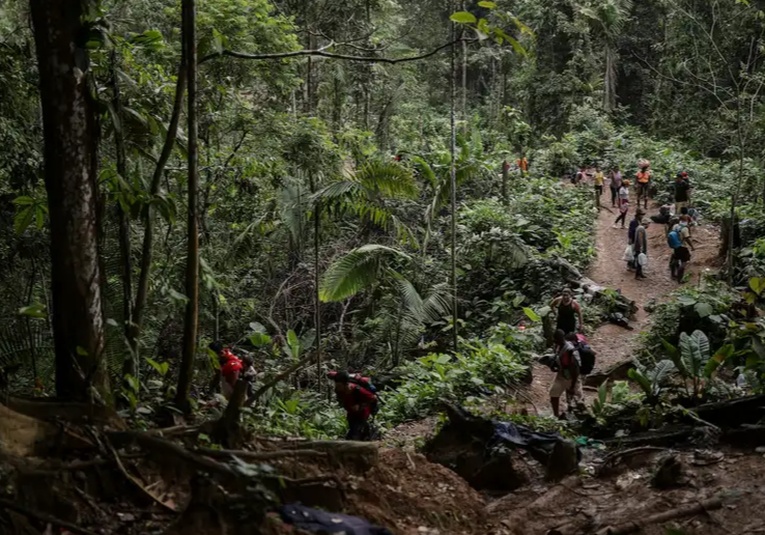 Migrantes deportados por EE.UU. llegan a la selva del Darién