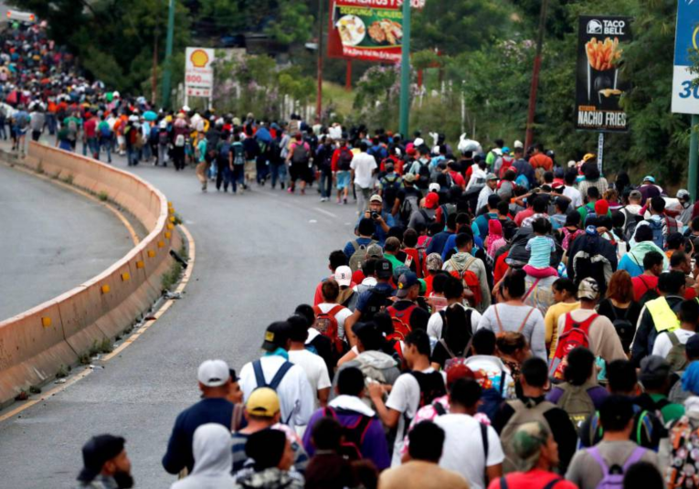 Posible caravana de migrantes podrí­a ingresar en los próximos dí­as 