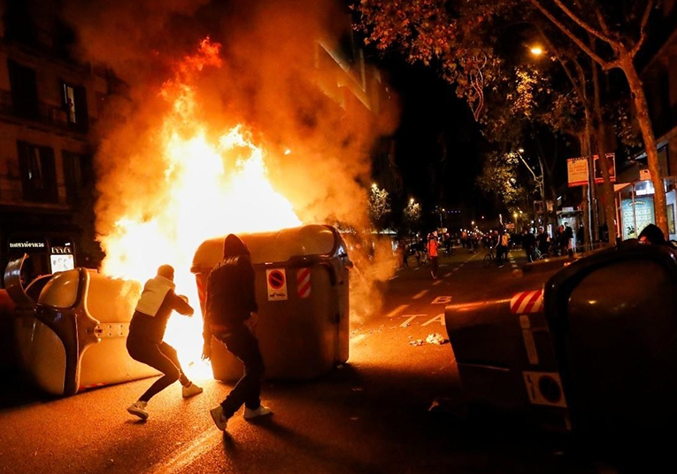 Segundo dí­a de violentas protestas en España