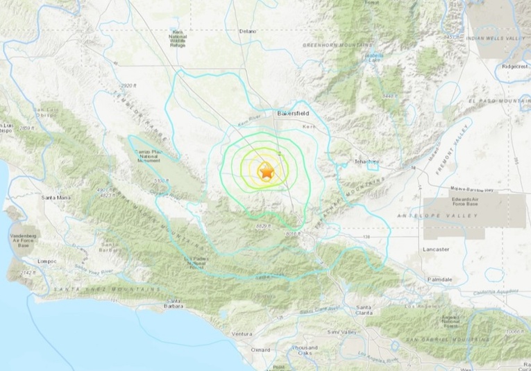 Sismo de magnitud 5,2 sacude a California, seguido de docenas de réplicas (VIDEO)