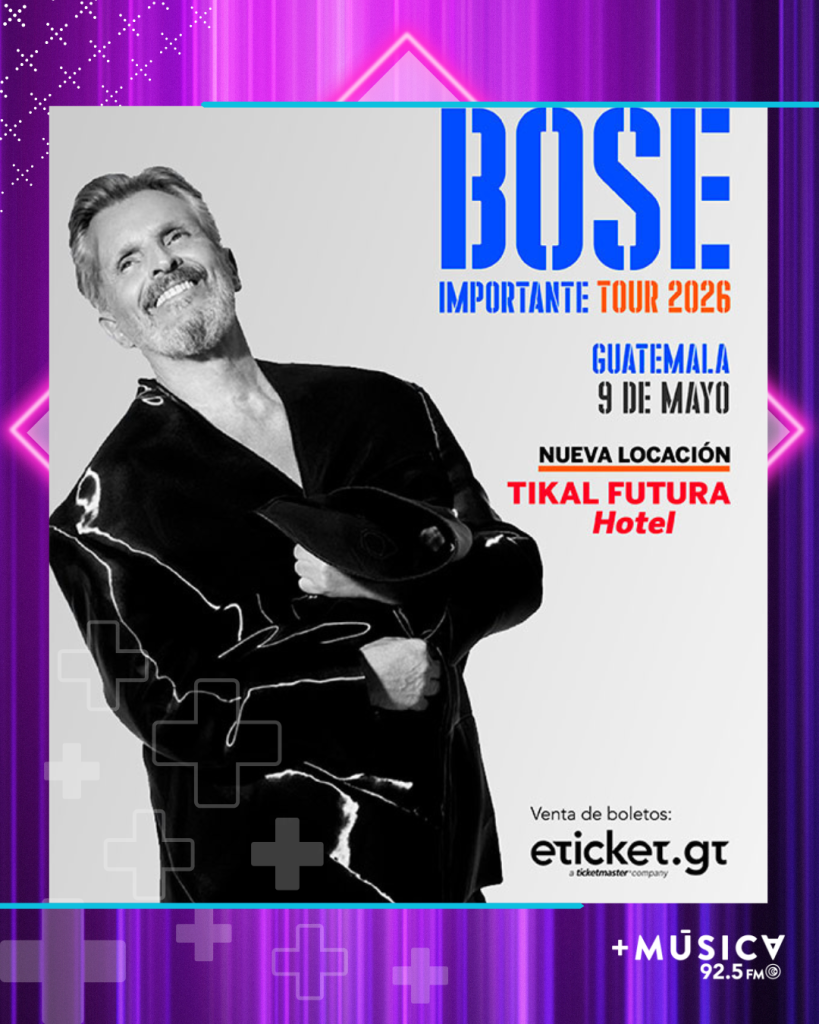 Miguel Bosé en Guatemala 2026