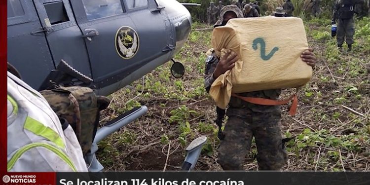 114 kilos de cocaína son localizados