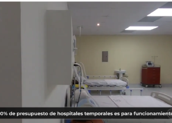 50% de presupuesto de hospitales temporales se utiliza en salarios
