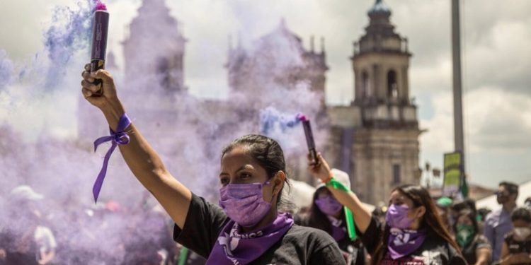 #8M | Marcha en el Centro Histórico en conmemoración del Día Internacional de la Mujer