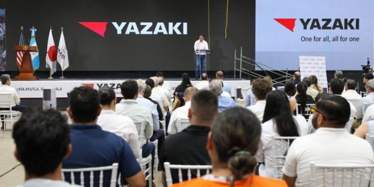 A partir de hoy se iniciarán las operaciones de la empresa japonesa Yazaki en Ayutla, San Marcos