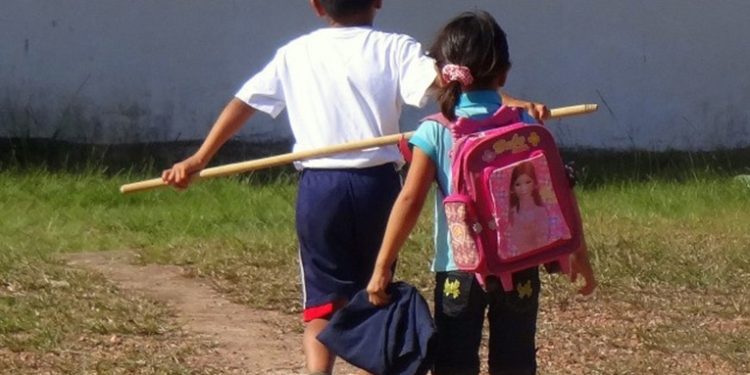 A pesar de pandemia los niños permanecieron dentro de la matrí­cula educativa