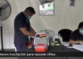 Abren inscripción para vacunar niños