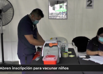 Abren inscripción para vacunar niños