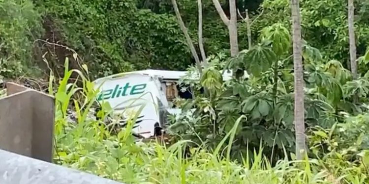 Accidente mortal de un autobús en México