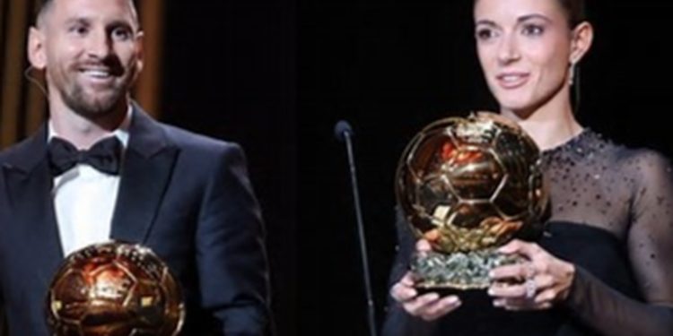 Aitana Bonmatí y Leo Messi, Balón de Oro 2023