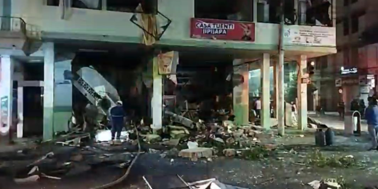 Al menos tres heridos deja una explosión en el centro de la ciudad ecuatoriana de Jipijapa