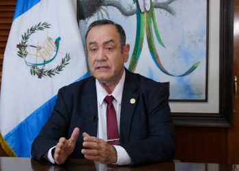 Alejandro Giammattei habló sobre las polí­ticas de gobierno para erradicar la violencia contra la mujer