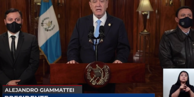 Alejandro Giammattei lamenta hechos criminales en el departamento de Sololá