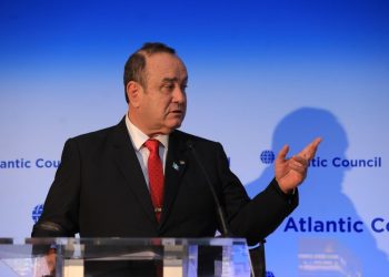 Alejandro Giammattei participó en el Atlantic Council realizado en Nueva York