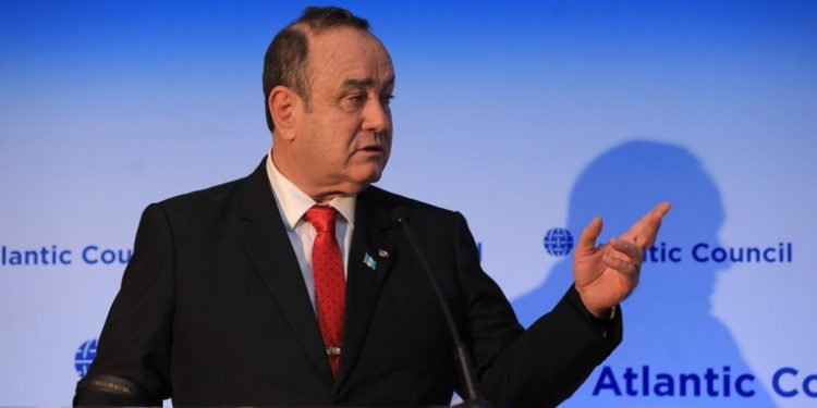 Alejandro Giammattei participó en el Atlantic Council realizado en Nueva York