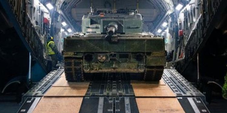 Alemania envió 18 tanques de combate