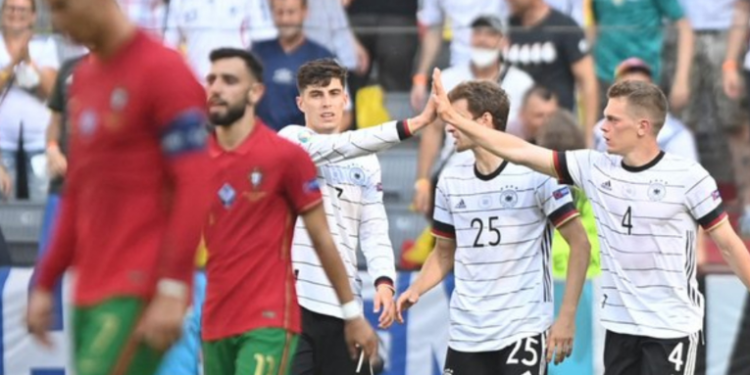 Alemania golea a Portugal y Hungrí­a frena a la favorita Francia para poner emoción al Grupo de la Muerte