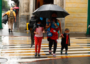 Algunas regiones del paí­s presenciaran leves lluvias durante las noches