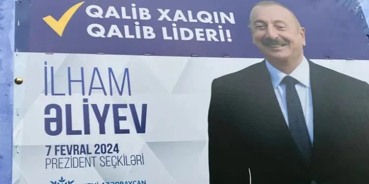 Aliyev, reelegido en Azerbaiyán con más del 90% de los votos