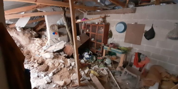 Alrededor de 700 personas se vieron afectadas por la lluvia del pasado jueves