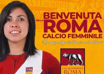 Ana Lucí­a Martí­nez es presentada en la Roma femenil