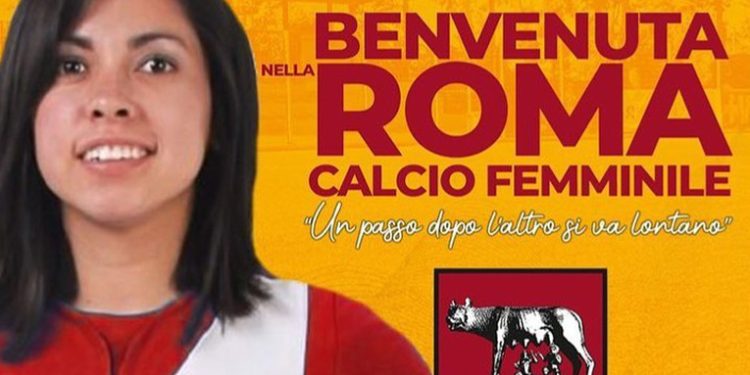 Ana Lucí­a Martí­nez es presentada en la Roma femenil