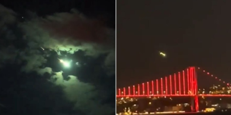 Aparecen alucinantes videos de un meteoro iluminando el cielo de Turquía