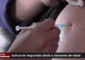 Aplicarán segunda dosis a menores de edad