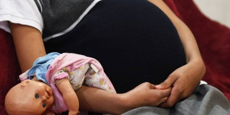 Aproximadamente quinientas menores de edad se encuentran embarazadas en el paí­s