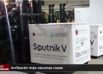 Arribará un lote de 400 mil dosis de vacuna Sputnik V al paí­s