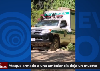 Ataque armado a una ambulancia deja un fallecido