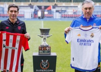 Athletic de Bilbao y Real Madrid buscan el tí­tulo de 'rey del desierto' en la Supercopa de España