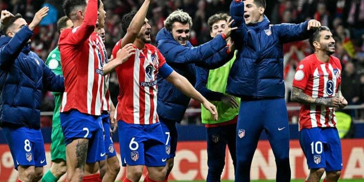 Atlético de Madrid 1-0 Sevilla: el Atleti completa el cuadro de semifinales, con polémica al final