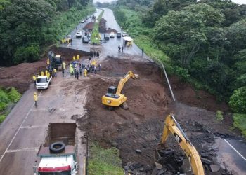 Autopista Palín-Escuintla: Tránsito fluido en el km 44 antes del fin de semana