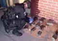 Autoridades encontraron 30 paquetes con marihuana