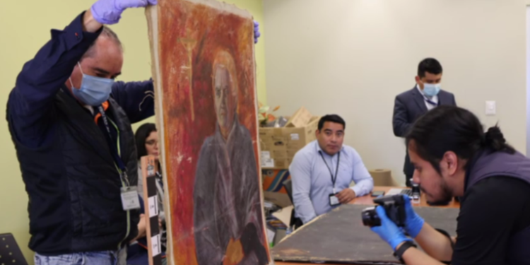 Autoridades localizan en un allanamiento por robo de viviendas una pintura perteneciente a Perú