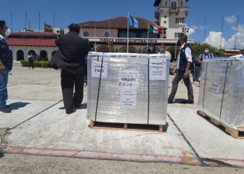 Autoridades mexicanas donarán segundo lote de 150 mil vacunas a Guatemala