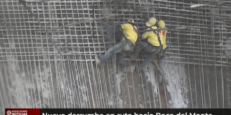 Autoridades reportan nuevo derrumbe en ruta hacia Boca del Monte