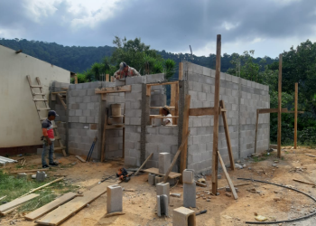 Avanza la construcción de casas en Zacapa a familias afectadas por las tormentas
