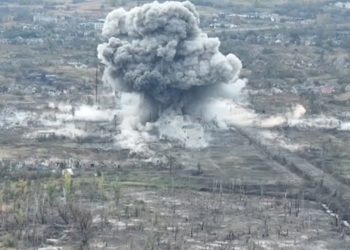 Aviación rusa golpea un punto de despliegue ucraniano